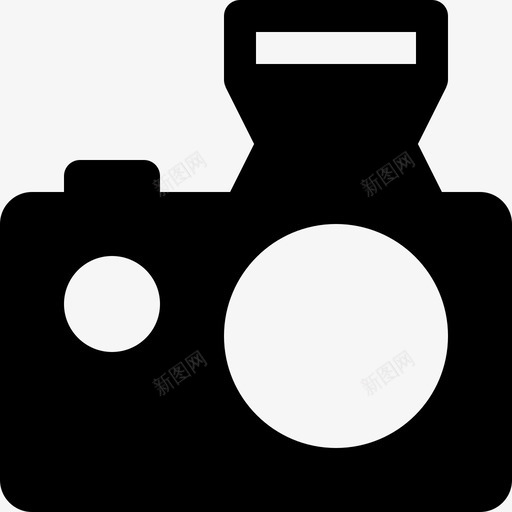 单镜头反光相机点击光学图标svg_新图网 https://ixintu.com 光学 单镜头反光相机 点击 照片实心图标