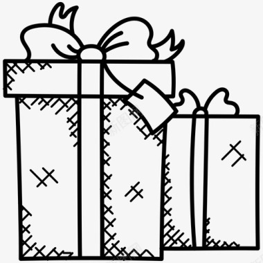 礼品盒生日礼物派对礼品图标图标