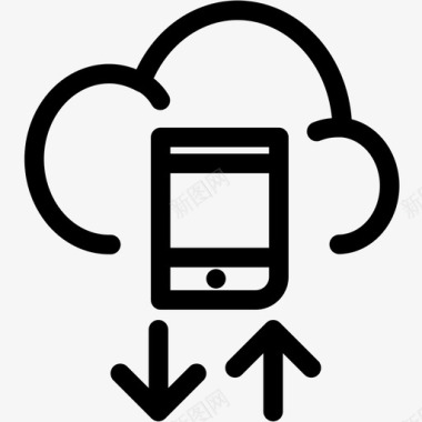 云移动手机图标图标