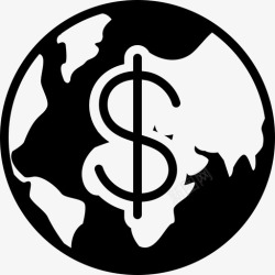 世界经济世界经济金融图标高清图片
