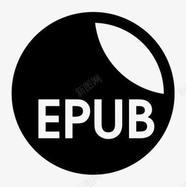 epub文件扩展名svg图标图标
