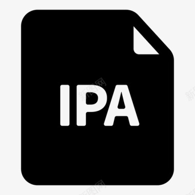 开发ios文件扩展名ipa文件ipa文件扩展名图标图标