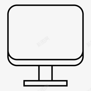 显示器计算机连接图标图标