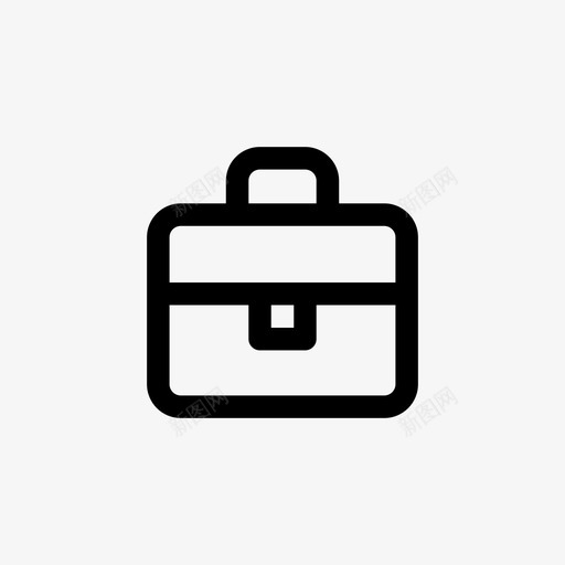行李箱像素完美线条图标svg_新图网 https://ixintu.com 像素完美线条 行李箱
