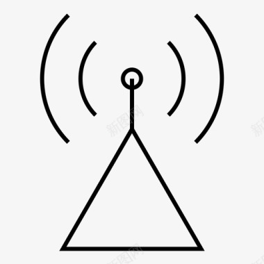 信号连接通信图标图标