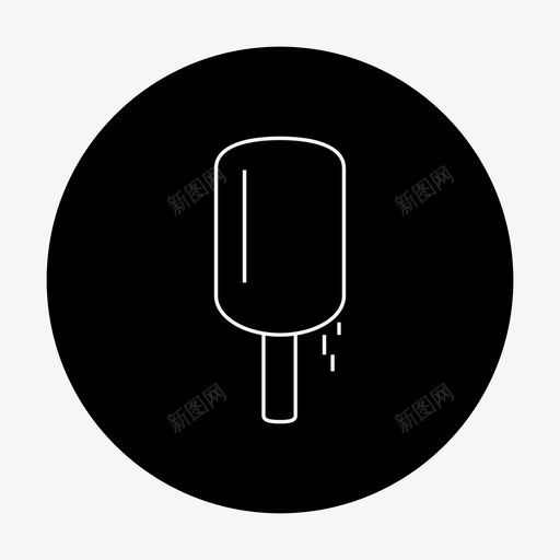 冰激凌寒冷夏日图标svg_新图网 https://ixintu.com 冰激凌 夏日 寒冷 美食圈