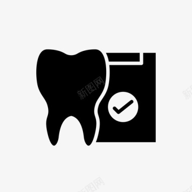 良好的牙科报告牙医医疗报告图标图标