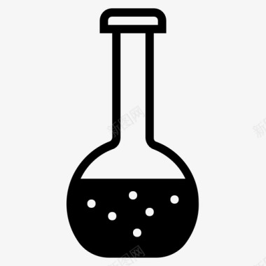 配方化学烧瓶医疗保健图标图标