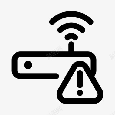 路由器错误错误图标设置图标