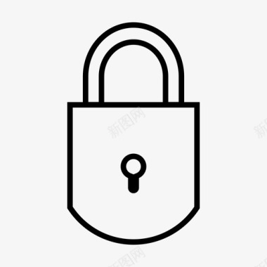 挂锁封锁密码图标图标