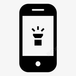 手机手电筒智能手机灯手电筒智能手机就是手机图标高清图片