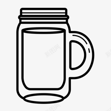 饮料梅森罐饮料套装1图标图标