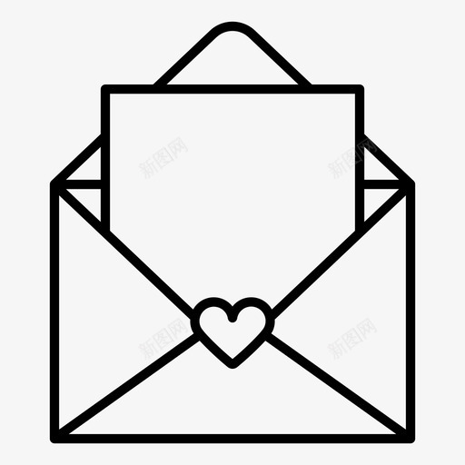 情书公开情书浪漫图标svg_新图网 https://ixintu.com 情书 情书公开 情人节 浪漫