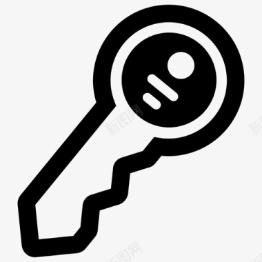钥匙密码解锁图标图标