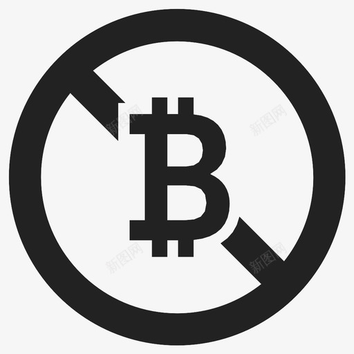 没有比特币比特币图标svg_新图网 https://ixintu.com 比特币 没有比特币