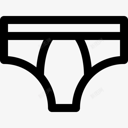 内衣短裤男装图标svg_新图网 https://ixintu.com 内衣 内裤 服装线图标 男装 短裤