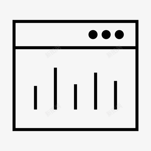 浏览器分析图表图标svg_新图网 https://ixintu.com 分析 图表 浏览器