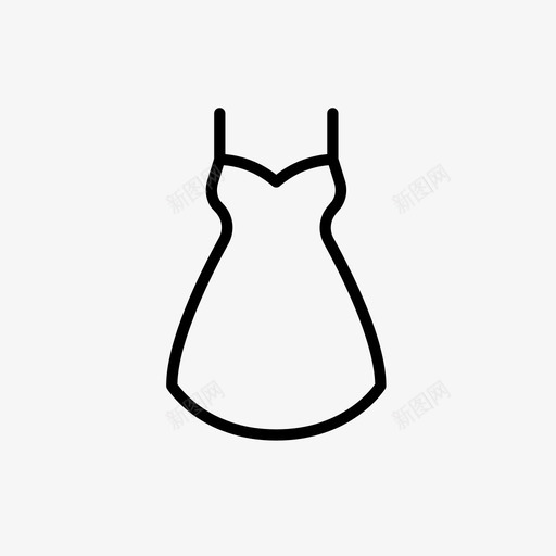 连衣裙上衣套装1图标svg_新图网 https://ixintu.com 上衣 套装1 连衣裙