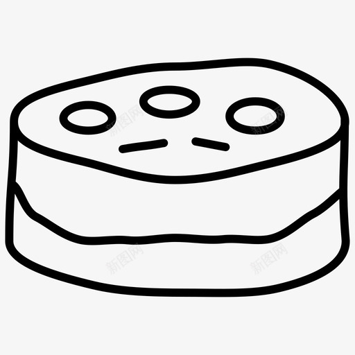 蛋糕手绘派对涂鸦图标svg_新图网 https://ixintu.com 手绘 派对涂鸦 蛋糕