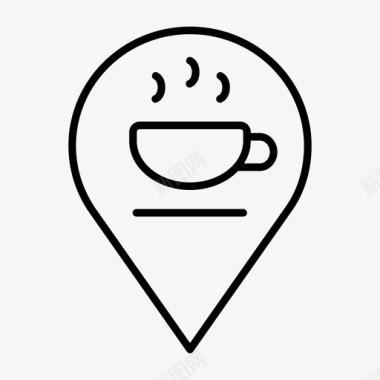 咖啡馆咖啡热饮图标图标