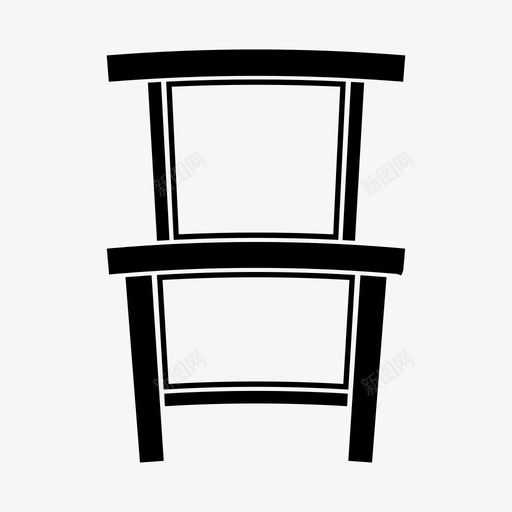 椅子长凳家具图标svg_新图网 https://ixintu.com 家具 座椅 椅子 长凳