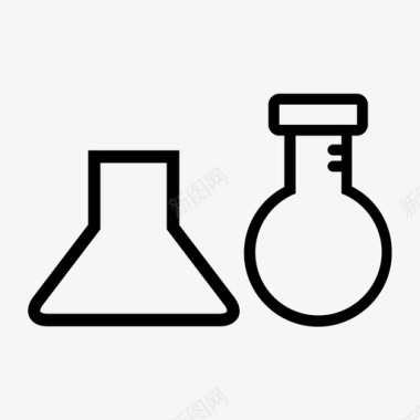 化学erlenmeyer烧瓶florence烧瓶图标图标