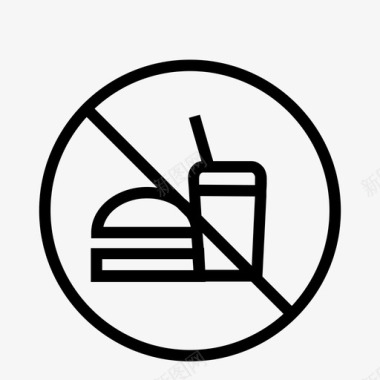 不准吃喝吃图标图标