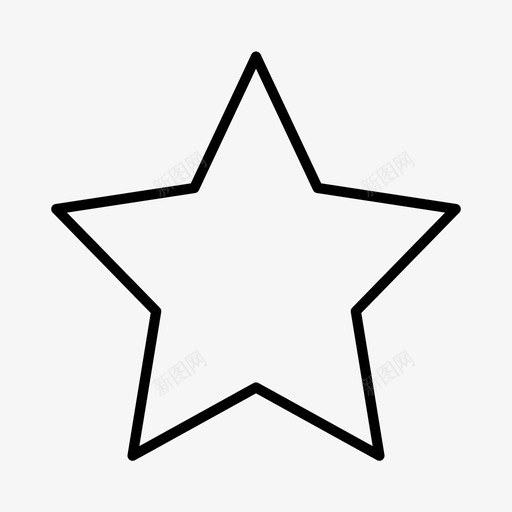 星商业电子商务图标svg_新图网 https://ixintu.com 几何 商业 形状 星 电子商务
