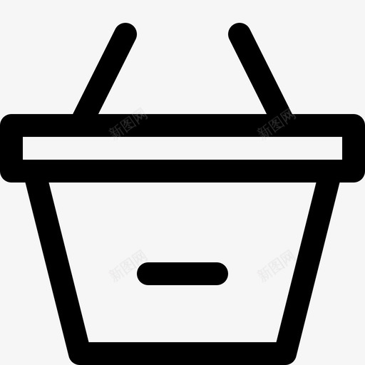从购物篮移除按钮删除图标svg_新图网 https://ixintu.com 从购物篮移除 删除 按钮 购物图标行 项目