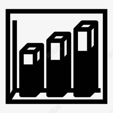 图表面积图条形图图标图标