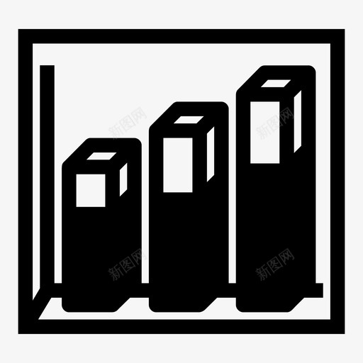 图表面积图条形图图标svg_新图网 https://ixintu.com 图表 条形图 统计 货币图表 面积图