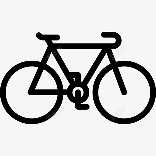 老式自行车交通工具车辆图标svg_新图网 https://ixintu.com 交通工具 老式自行车 车辆