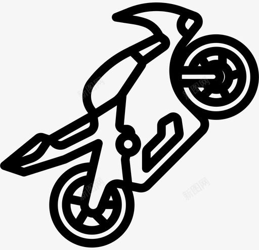 超级自行车极限运动图标svg_新图网 https://ixintu.com 极限 极限运动概述 超级自行车 运动