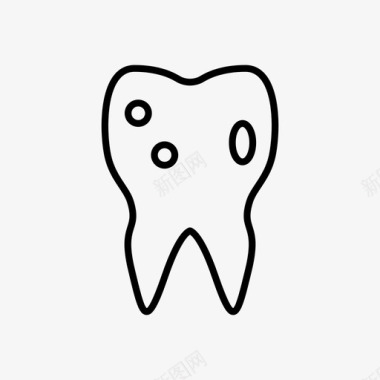 蛀牙牙齿牙医图标图标