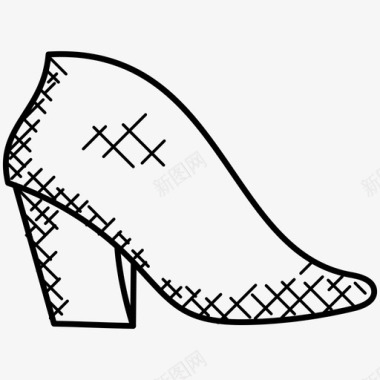 切尔西靴踝靴沙漠靴图标图标