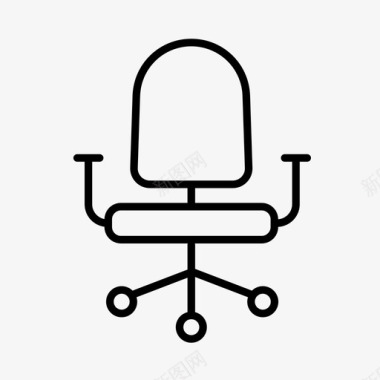 椅子预约理发师图标图标