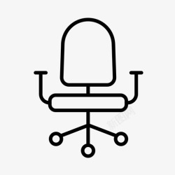 理发师的椅子椅子预约理发师图标高清图片