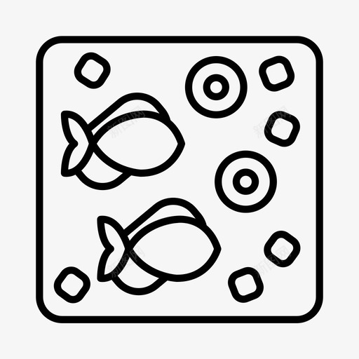 海鲜鱼店市场图标svg_新图网 https://ixintu.com 小贩 市场 海鲜 零售 鱼店