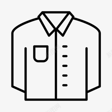 熨衬衫清洁家务图标图标