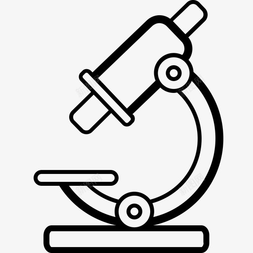 显微镜仪器实验室图标svg_新图网 https://ixintu.com 仪器 实验室 微生物学 显微镜