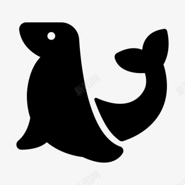 海狮海洋海豹图标图标