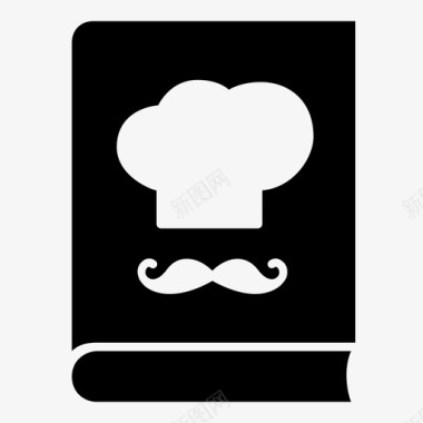 食谱厨师烹饪图标图标