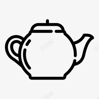 茶壶早餐饮料图标图标