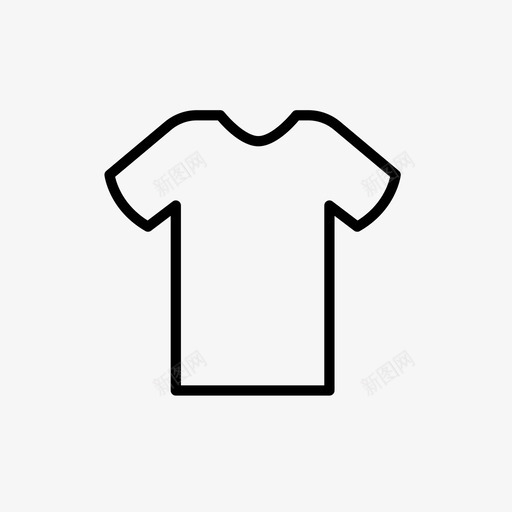 T恤短袖布套1图标svg_新图网 https://ixintu.com T恤 布套1 短袖