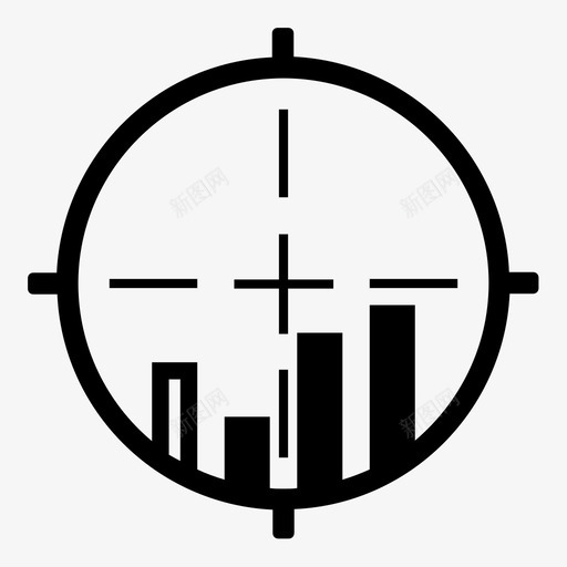 十字准线瞄准图表图标svg_新图网 https://ixintu.com 交易 交易收藏 十字准线 图表 瞄准 绘图 股票