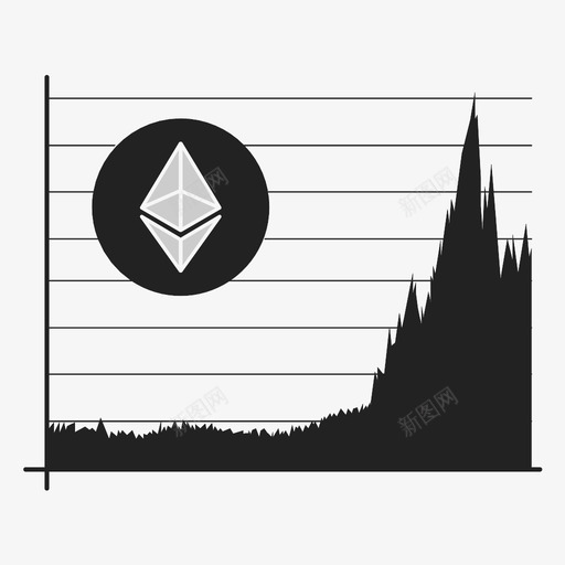 加密货币区块链以太坊图标svg_新图网 https://ixintu.com 以太坊 加密货币 加密货币图表 区块链 市场 投资