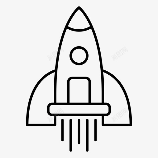 火箭商业快速图标svg_新图网 https://ixintu.com 发射 商业 快速 战略 火箭