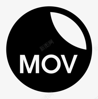 mov文件扩展名svg图标图标
