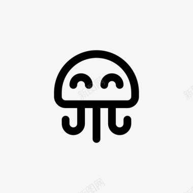 快乐鱿鱼图标图标