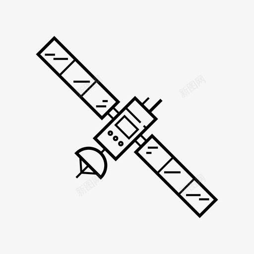 卫星通讯探险家图标svg_新图网 https://ixintu.com 人造 信号 卫星 太空 宇宙飞船科学 探险家 电信 通讯